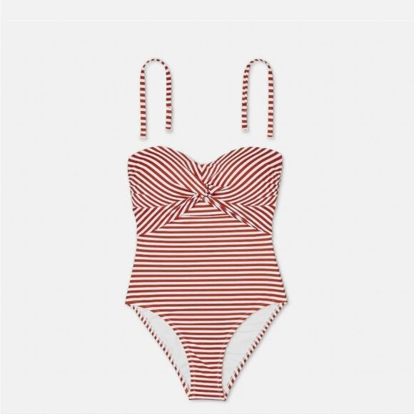 Kona Sol Twist Bandeau Medium Coverage One Piece Swimsuit - Picture 3 of 3